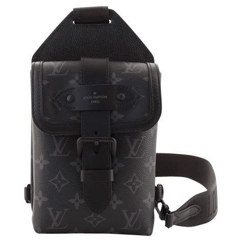 louis vuitton saumur slingbag|LOUIS VUITTON Monogram Eclipse Saumur Slingbag Black.